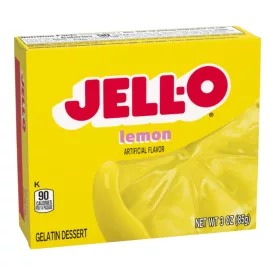 JellO citrom ízesítésű zselatin desszert Mix 85g Amerika