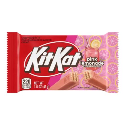 Kit Kat Pink Lemonade limitlált kiadású Pink Limonádé ízesítésű csokoládé Usa 42g