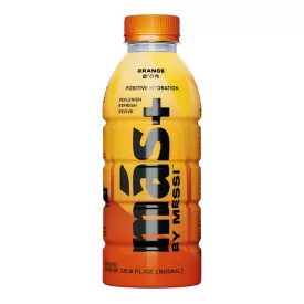    Mas+ by Messi Positive Hydration Orange D Ore narancs ízű sportital 500ml