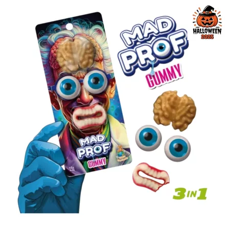 Mad prof gummy örült professzor gumicukor agy, szem és fog 22g