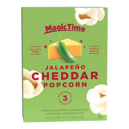 Magic Time Jalapeno és Cheddar sajt ízű Popcorn 240g Amerika