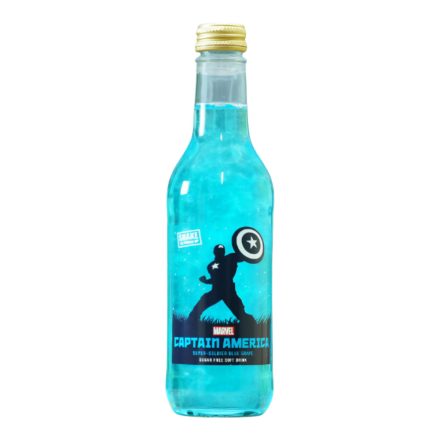 Marvel Captain America Blue Grape Super Serum kék szőlő ízű üdítőital 330ml