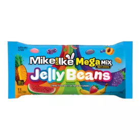    Mike and Ike Mega Mix Jelly Beans gyümölcsös drazsé cukorka 396g Amerika