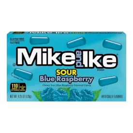   Mike and Ike Sour Blue Raspberry savanyú kék málna ízű cukorka 120g Amerika