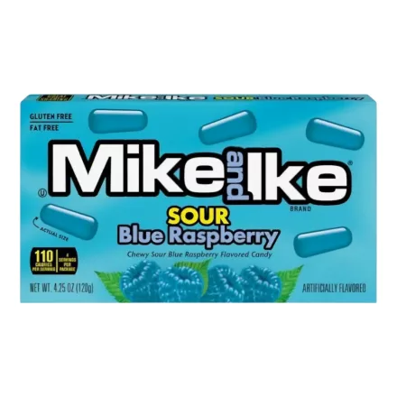 Mike and Ike Sour Blue Raspberry savanyú kék málna ízű cukorka 120g Amerika