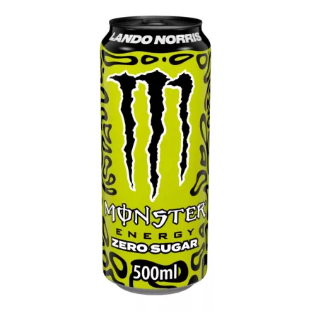 Monster Lando Norris sárgadinnye és Yuzu citrus ízű Taurinos cukormentes energiaital 500ml