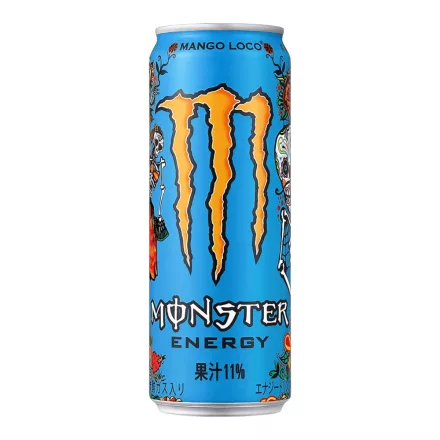 Monster Mango Loco trópusi gyümölcs és mangó ízű energiaital 355ml Japán