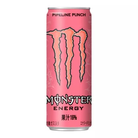 Monster Pipeline Punch passiógyümölcs, narancs és guava ízű energiaital 355ml Japán