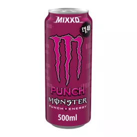   Monster Punch Mixxd gyümölcs punch mangó és passiógyümölcs ízű energiaital 500ml Anglia