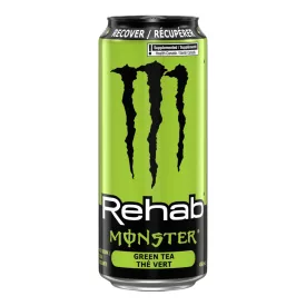   Monster Rehab Recover zöld tea ízű energiaital 458ml Kanada