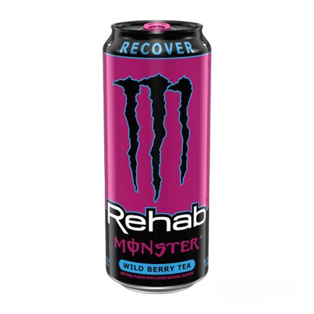 Monster Rehab Recover vad bogyós gyümölcs tea ízű energiaital 458ml Kanada