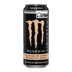   Monster Reserve Peaches n’ Crème őszibarack ízű energiaital 473ml Kanada