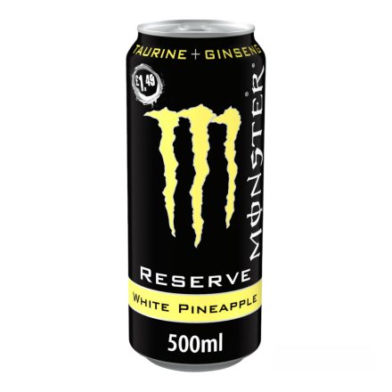 Monster Reserve fehér ananász ízű energiaital 500ml Anglia