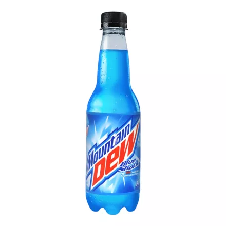 Mountain Dew Blue Shock málnás és citrusos ízű szénsavas üdítő 400ml Malajzia