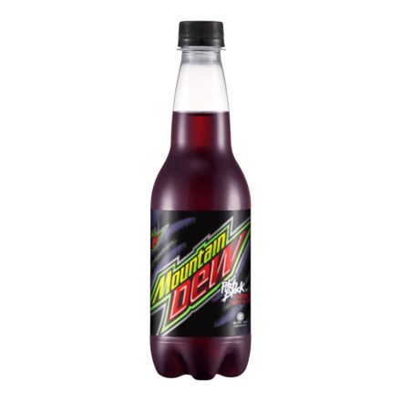Mountain Dew Pitch Black citrus és szőlő ízű szénsavas üdítő 400ml Malajzia