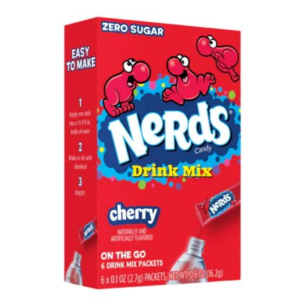 Nerds Drink Mix Cherry cseresznye ízű italpor 6db 16.2g