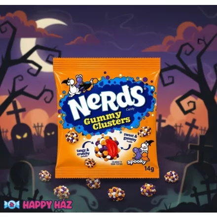   Nerds Gummy Clusters Spooky Halloween limitált kiadású ropogós gumicukor 14g Amerika