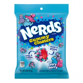 NERDS GUMMY CLUSTERS VERY BERRY CUKORKA 141G