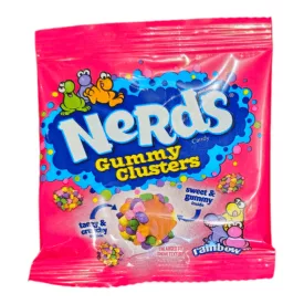    Nerds Gummy Clusters Rainbow gyümölcsös gumicukor 14g Amerika