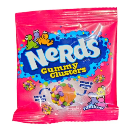   Nerds Gummy Clusters Rainbow gyümölcsös gumicukor 14g Amerika