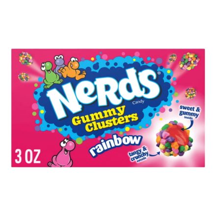 Nerds gummy Clusters Rainbow rágós gumicukor dobozos 85g Amerikai