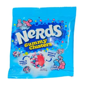     Nerds Gummy Clusters Very Berry vad bogyós gyümölcsös gumicukor 14g Amerika