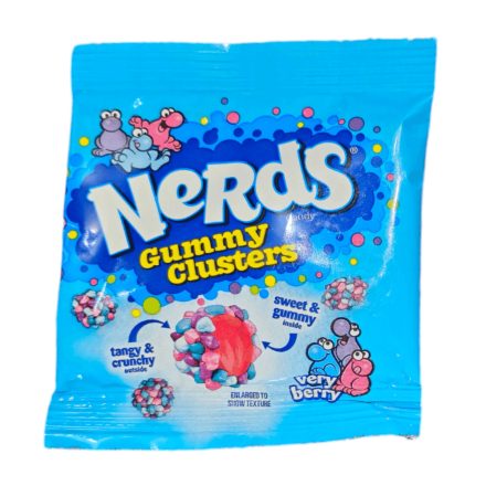  Nerds gummy glusters vad bogyós gyümölcsös 14g