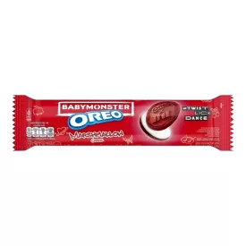   Oreo BABYMONSTER Red Sandwich Cookies with Marshmallow Flavored Creme Limited Edition pillecukorkrémes keksz 110g Indonézia