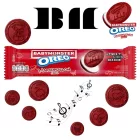 Oreo BABYMONSTER Red Sandwich Cookies with Marshmallow Flavored Creme Limited Edition pillecukorkrémes keksz 110g Indonézia