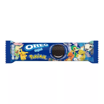 Oreo Original Pokémon mintájú vaníliás krémes keksz 119.6g INDONÉZIA