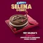  Oreo Selena Gomez limitált kiadás kakaós keksz fahéjas krém töltelékkel 90g Brazília