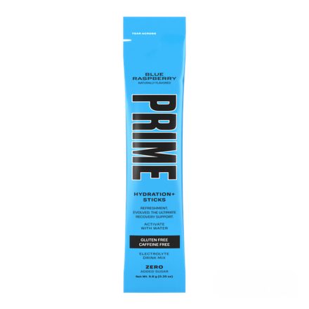 Prime Blue Raspberry Hydration kékmálna ízű prime italpor 9,8g