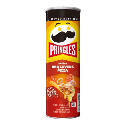 PRINGLES BBQ pizza imádó ízű chips 102G korea