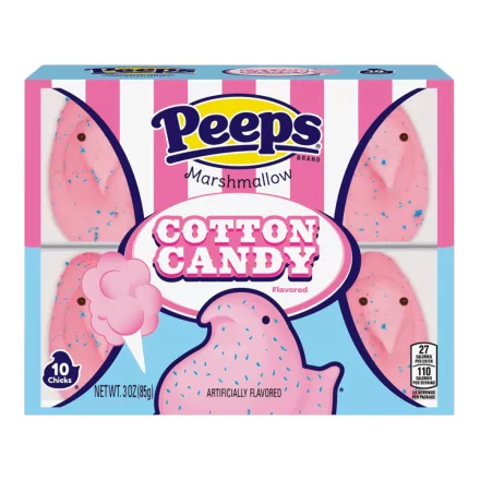 Peeps Cotton Candy vattacukor ízű pillecukor csibék 10db 85g Amerika