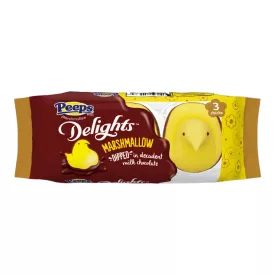   Peeps Delight csokibevonatos pillecukor csibék 3db 42g Amerika