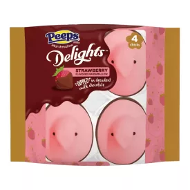   Peeps Delight epres csokibevonatos pillecukor csibék 4db 56g Amerika