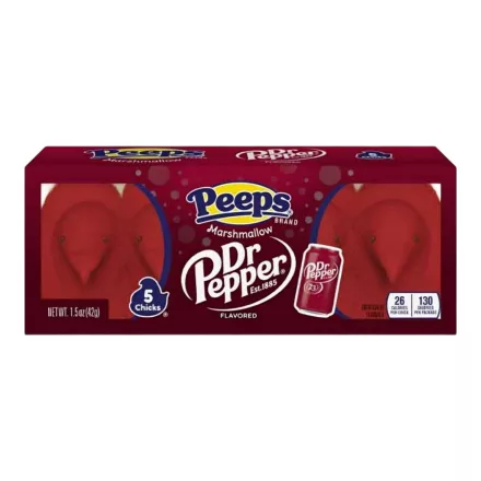 Peeps Dr Pepper ízű pillecukor csibék 5db 42g Amerika