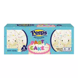   Peeps Party Cake torta ízű pillecukor csibék 5db 42g Amerika