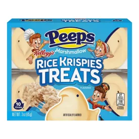   Peeps Rice Krispies Treats rizspehely desszert ízű pillecukor csibék 10db 85g Amerika