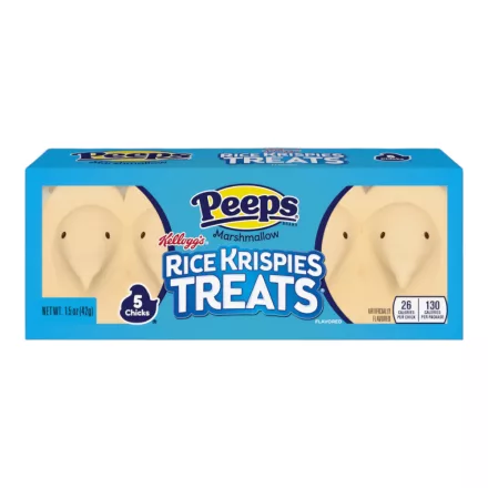 Peeps Rice Krispies Treats rizspehely desszert ízű pillecukor csibék 5db 42g Amerika
