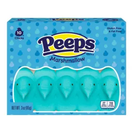 Peeps kék pillecukor csibék 10db 85g Amerika