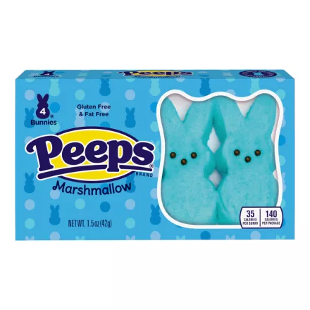 Peeps kék pillecukor húsvéti nyuszik 4db 42g Amerika