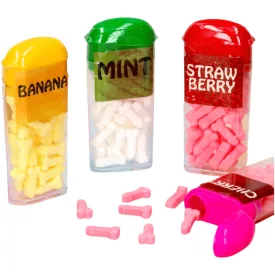 Pénisz formájú cukorka több ízben 18g