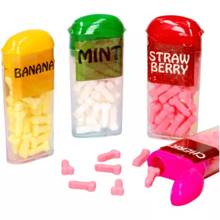 Pénisz formájú cukorka több ízben 18g