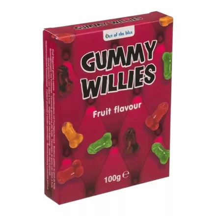 Pénisz formájú gyümölcsös gumicukrok 100g