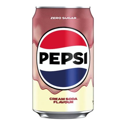 Pepsi Cream soda ízű üdítőital 330ml Anglia