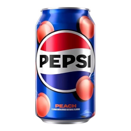 Pepsi Peach Limited Edition őszibarackos szénsavas üdítőital 355ml