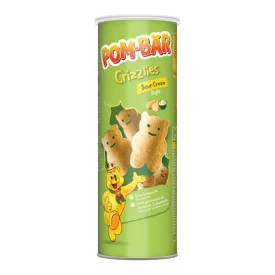   PomBar Crizzlies sour cream style hagymás tejfölös ízű chips 150G