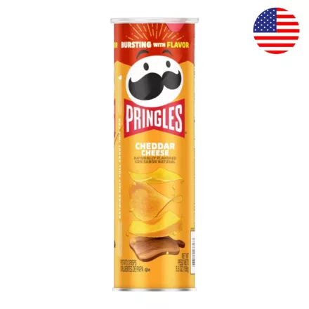 Pringles Cheddar sajt ízű chips 158g Amerika