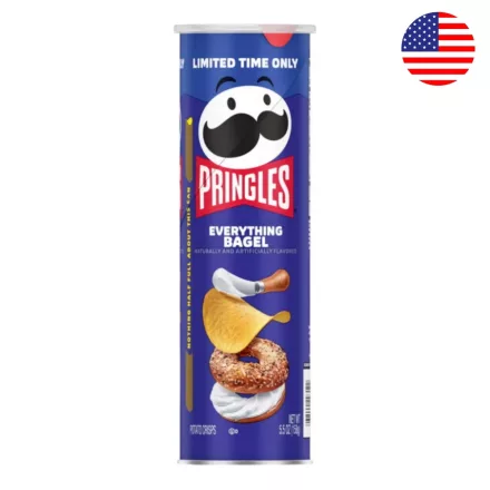 Pringles Everything Bagel ízű chips 158g Amerika